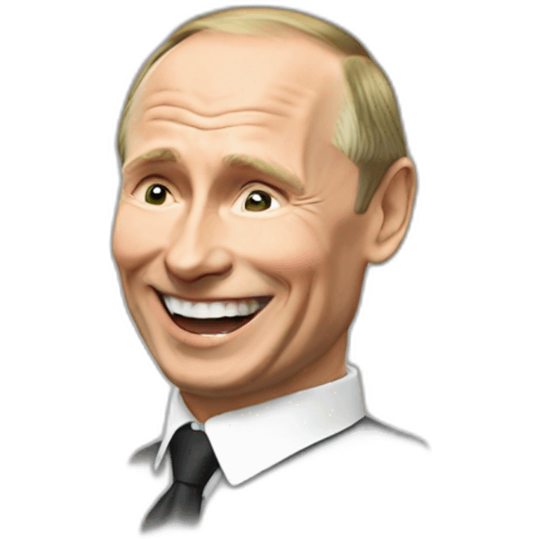 Putin happy emoji