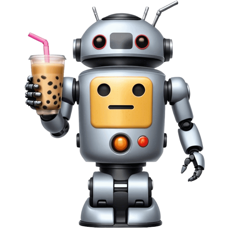 Boba tea robot 4 emoji