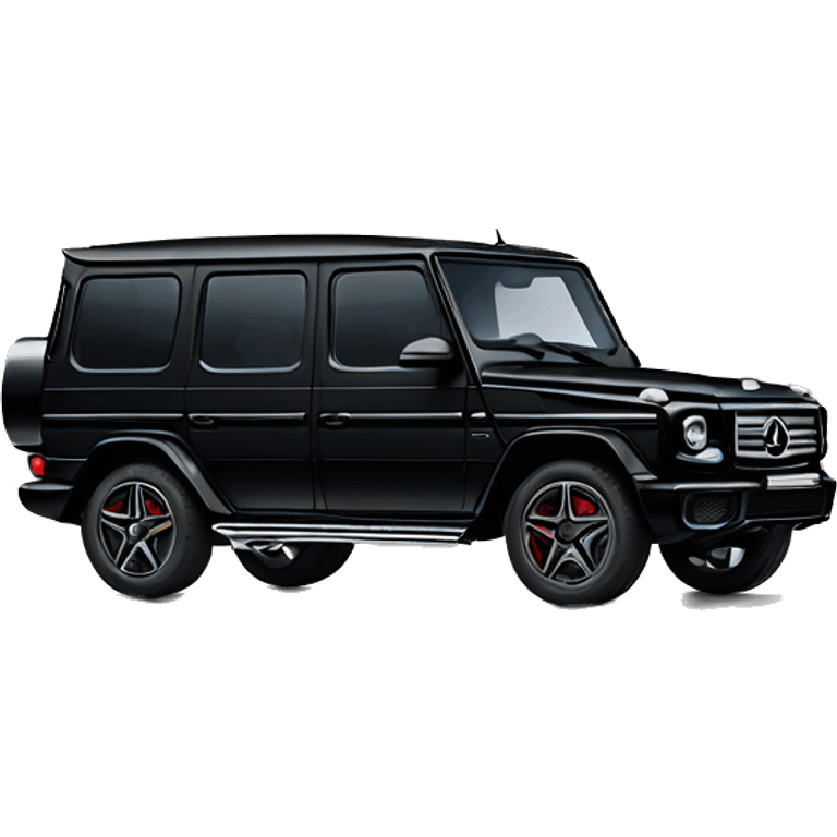 black mercedes g wagon emoji