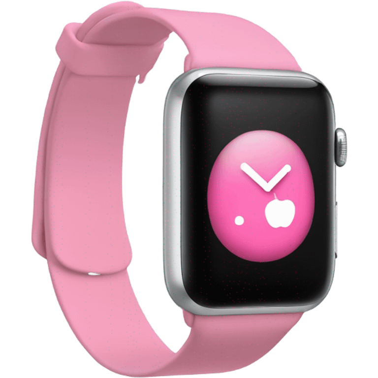 Pink wristband Apple Watch  emoji