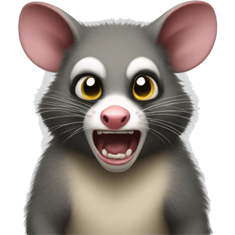 angry possum  emoji