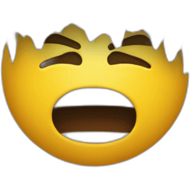 Head explosion cartoon emoji