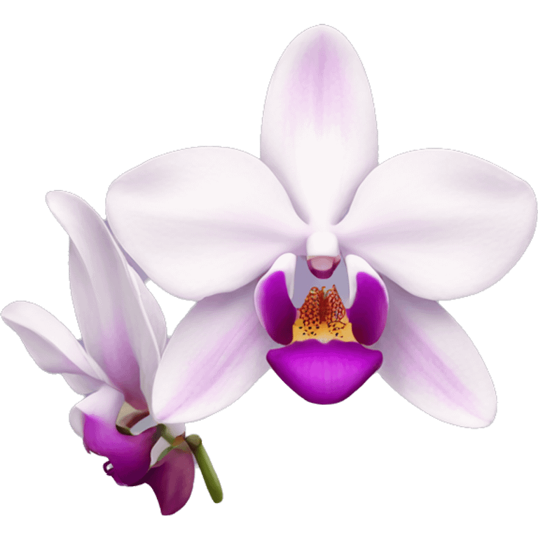 orchid flower emoji