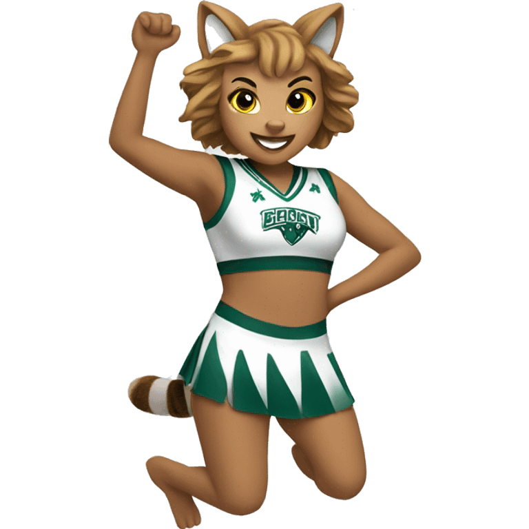 Bobcat cheer leaders emoji