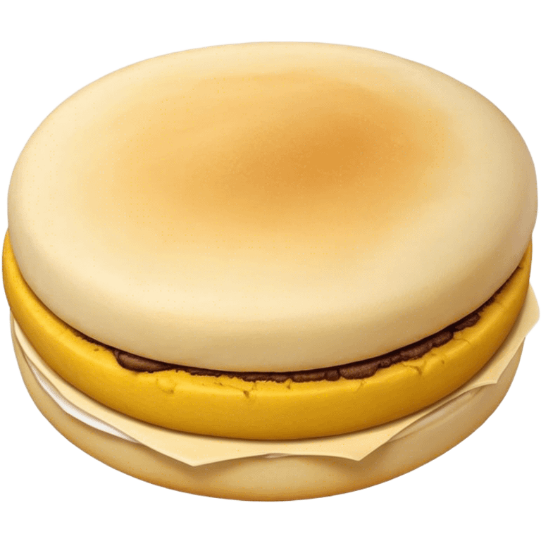 Colombian Arepa Cinematic Realistic Colombian Arepa Dish Emoji, depicted as a single, golden arepa with a crisp exterior and soft interior, rendered with lifelike textures and warm, inviting lighting. emoji