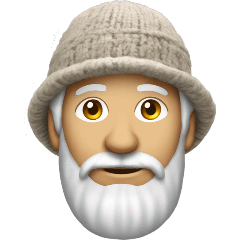 man in a wool hat worn throughout the Caucasus emoji