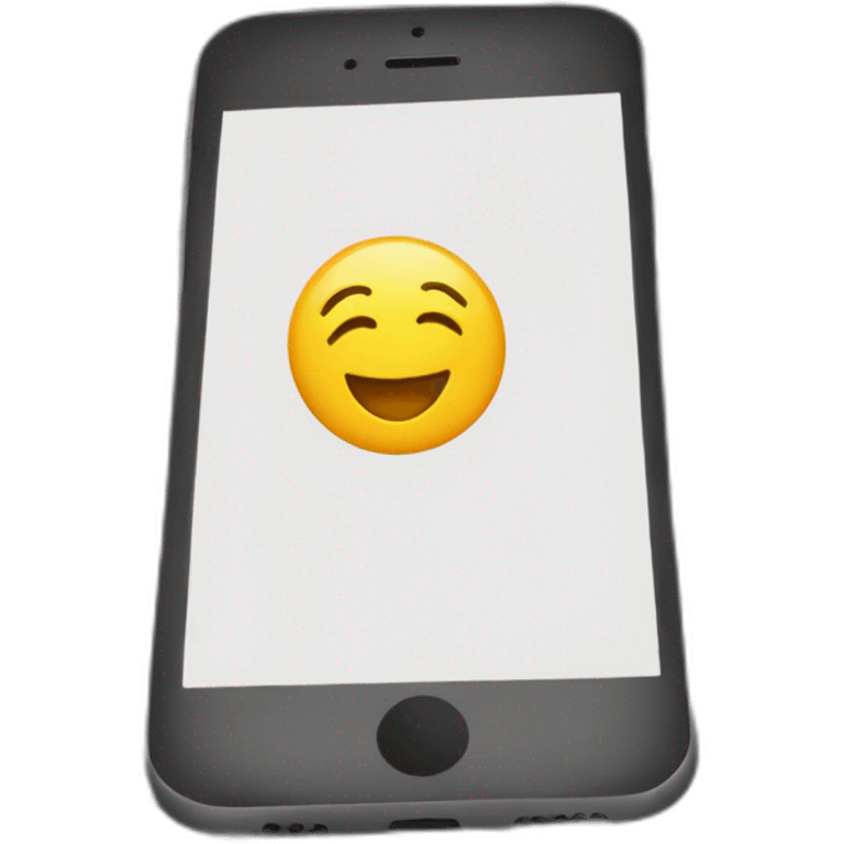 an iphone on top of an exam paper emoji