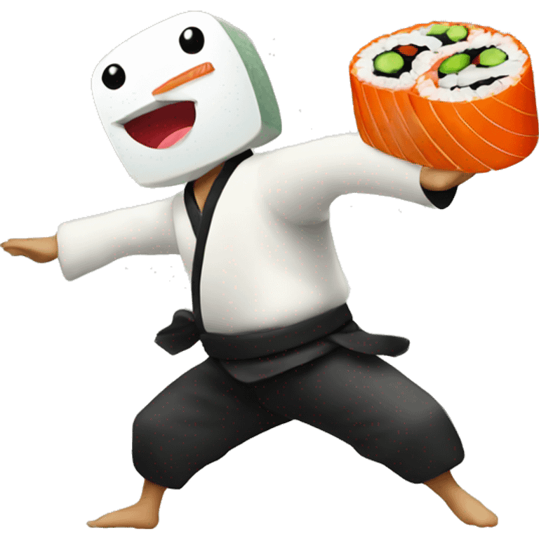 dancing sushi  emoji