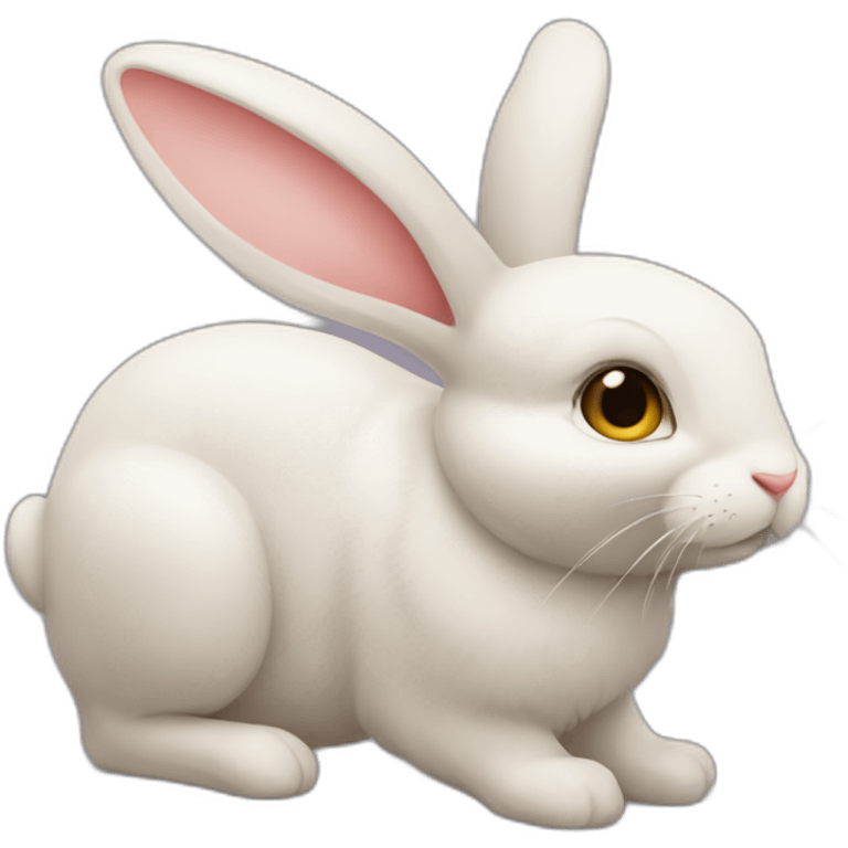 Lapin amours  emoji