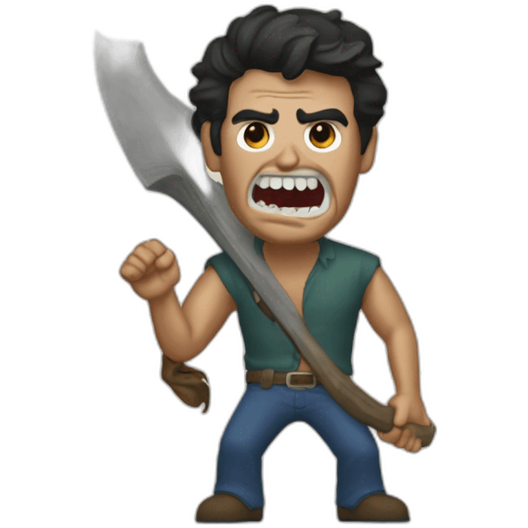 Evil Dead sang démon emoji