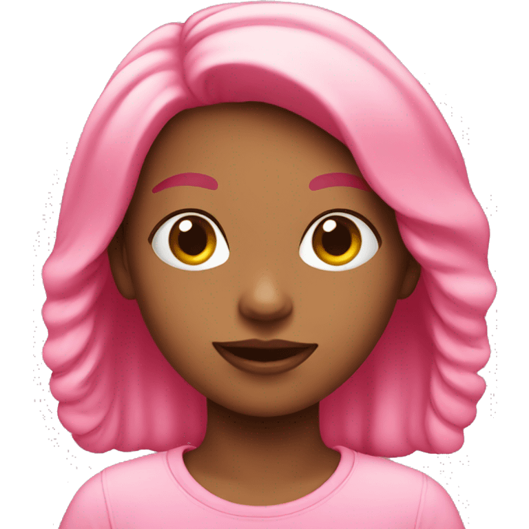 Pink girl emoji