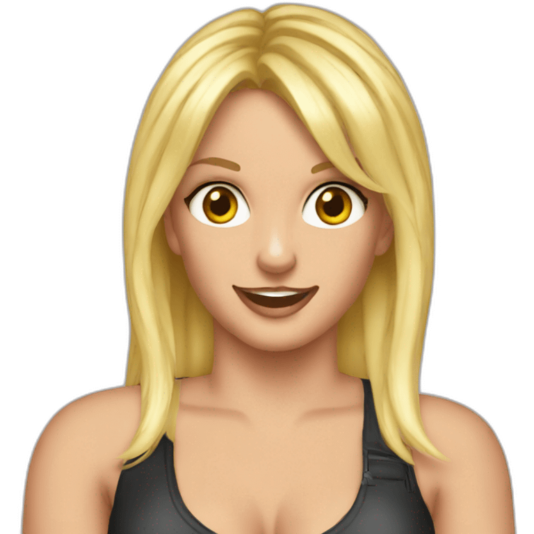 Britney Spears oops emoji