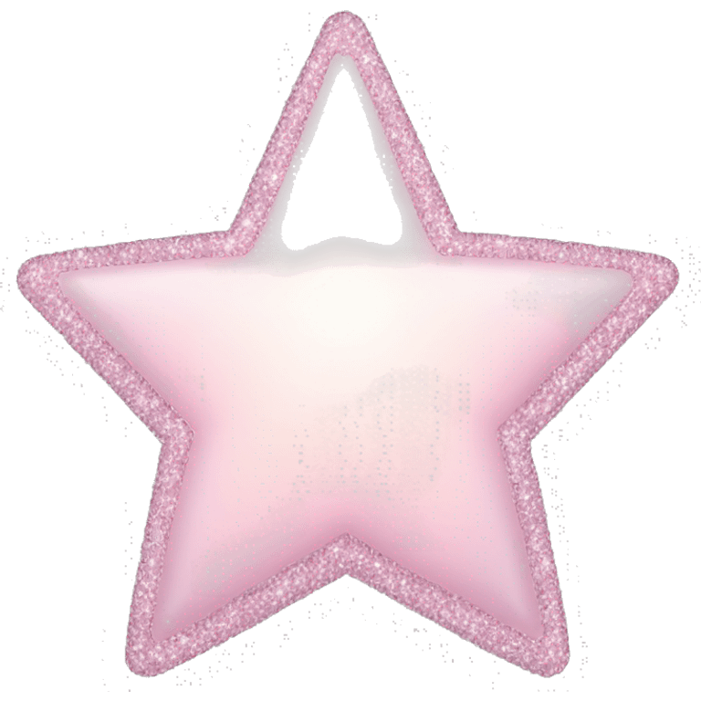 pale pink star sparkle emoji