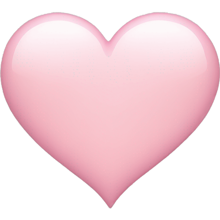 light pink heart  emoji