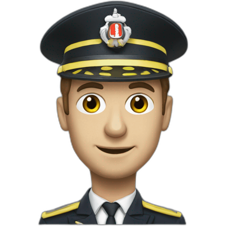 macron en pompier emoji