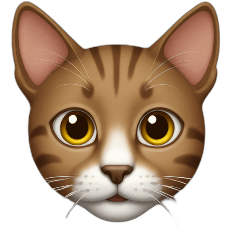 Cat-brown emoji