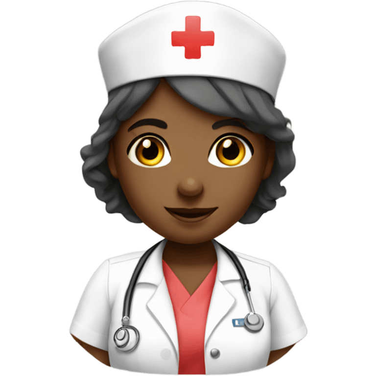 cute pallid nurse emoji