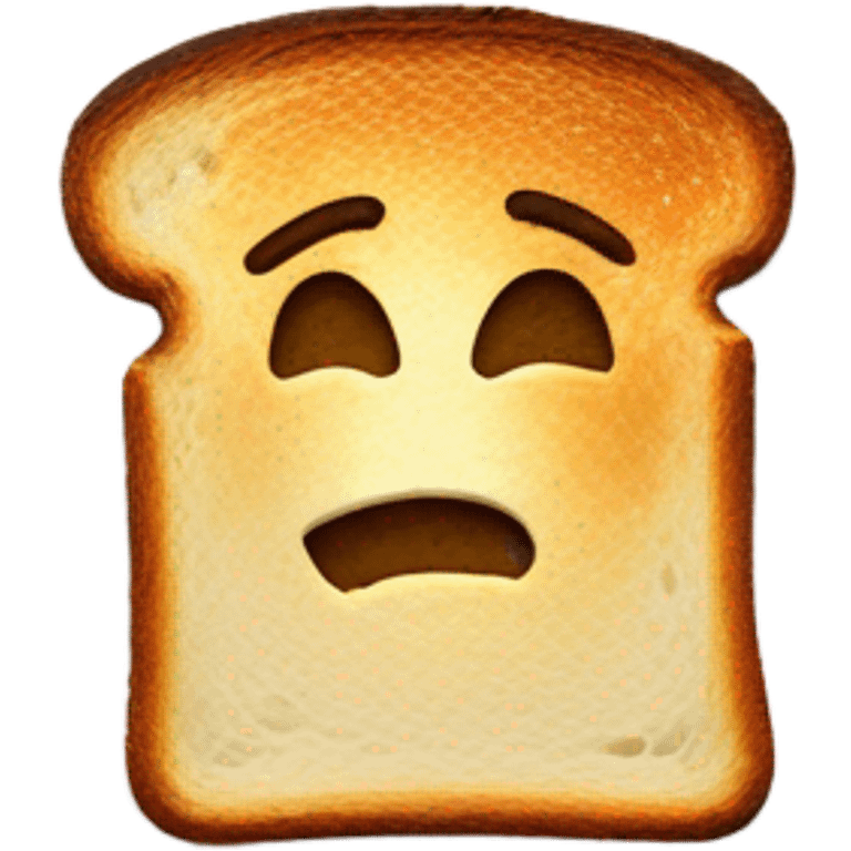 toast with elon musk face burnt on it from the toaster emoji