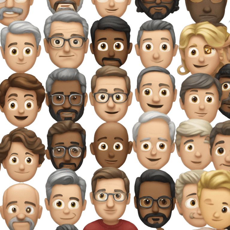 HOMME 50 ANS BEAU ET COSTAUD emoji