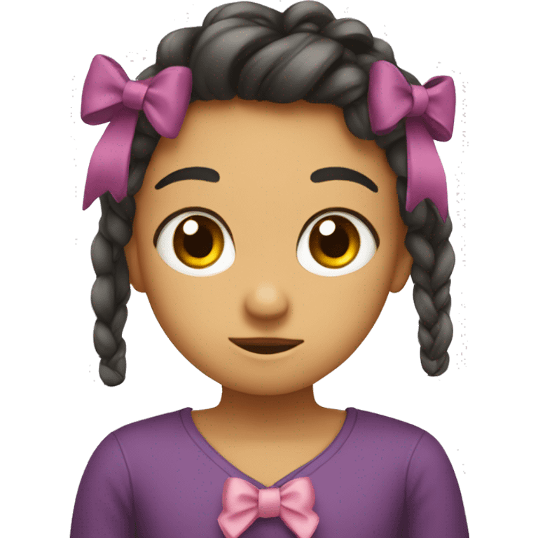 Cute bow emoji