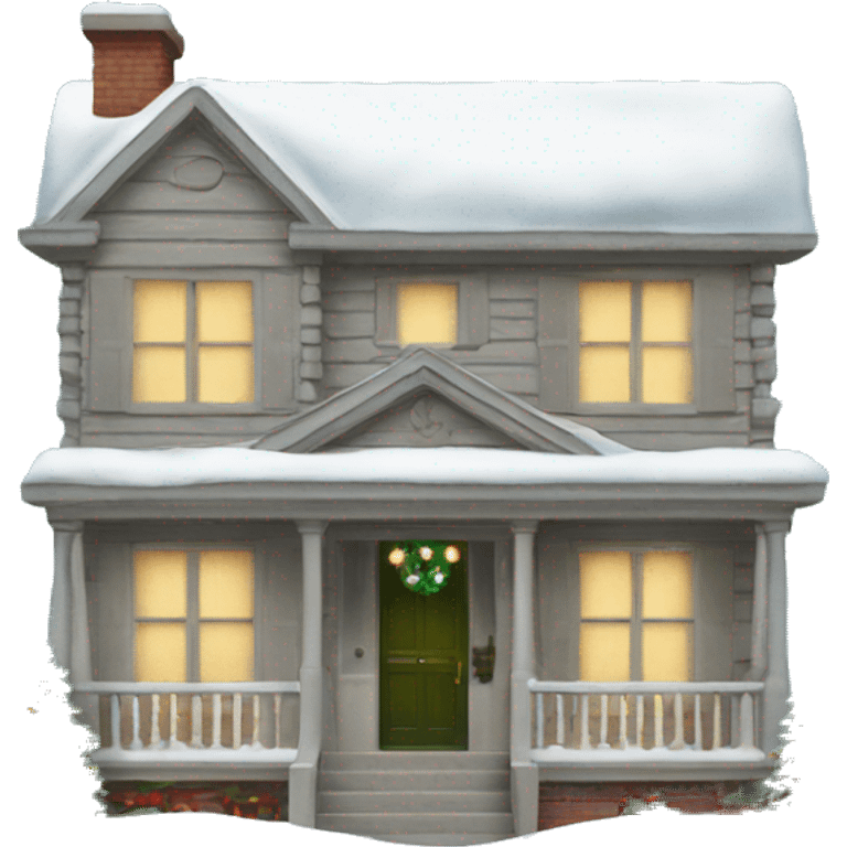 Christmas  vacation home emoji