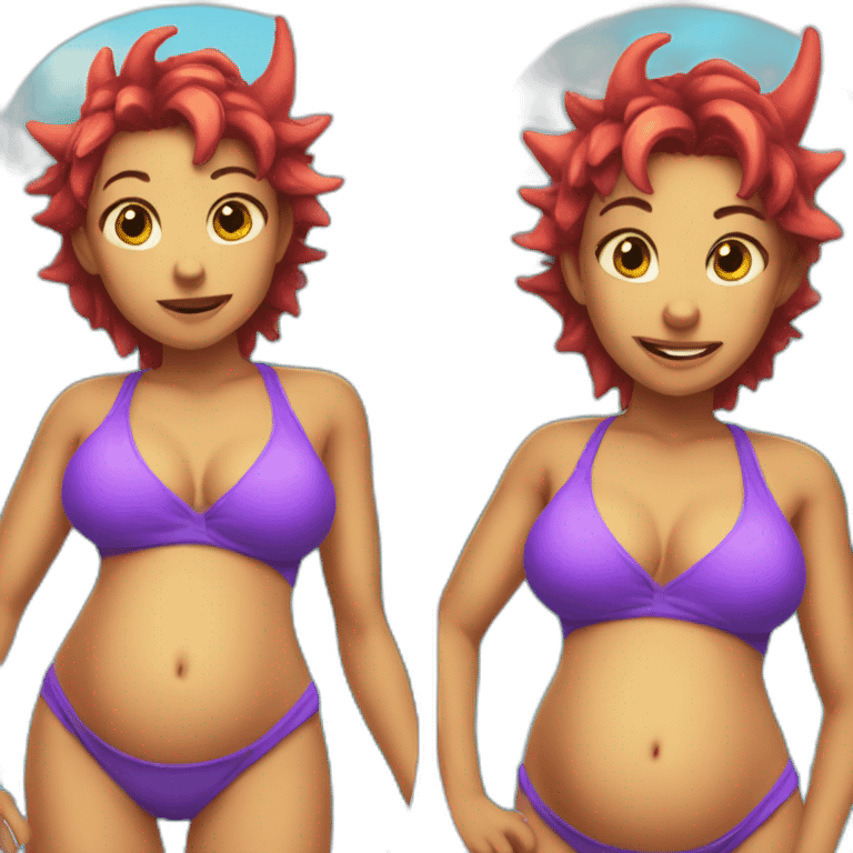 pregnant-dragon-in-bikini emoji