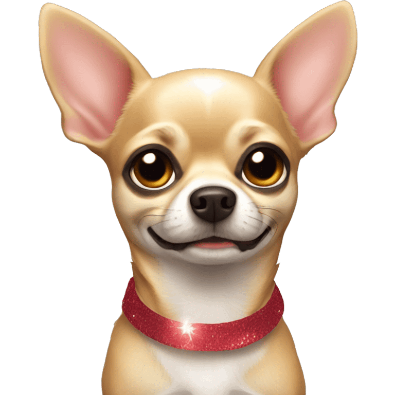 Chihuahua happy new year  emoji