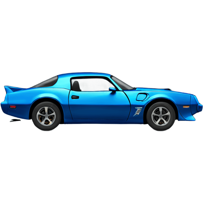 Blue trans am side emoji