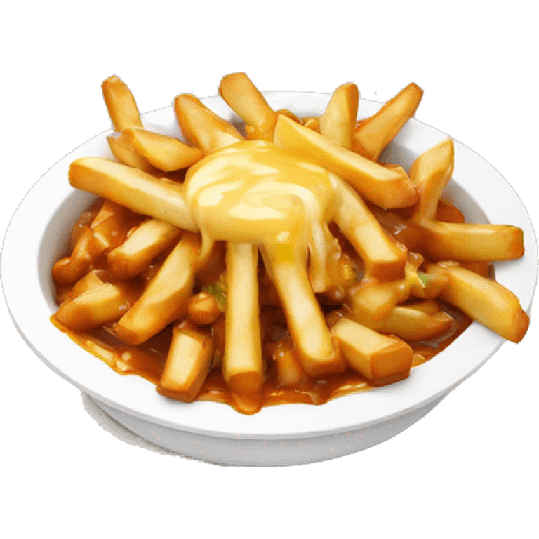 poutine qui mange de la poutine emoji