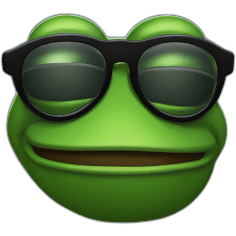 based-pepe-the-frog-in-dark-glasses emoji