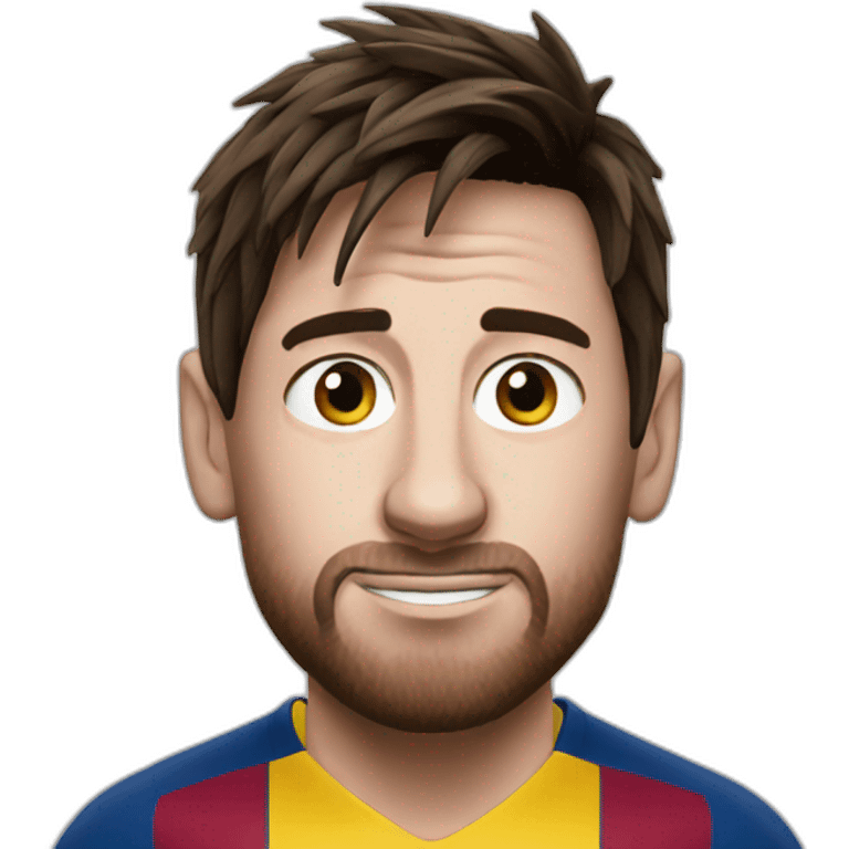 messi realistic emoji