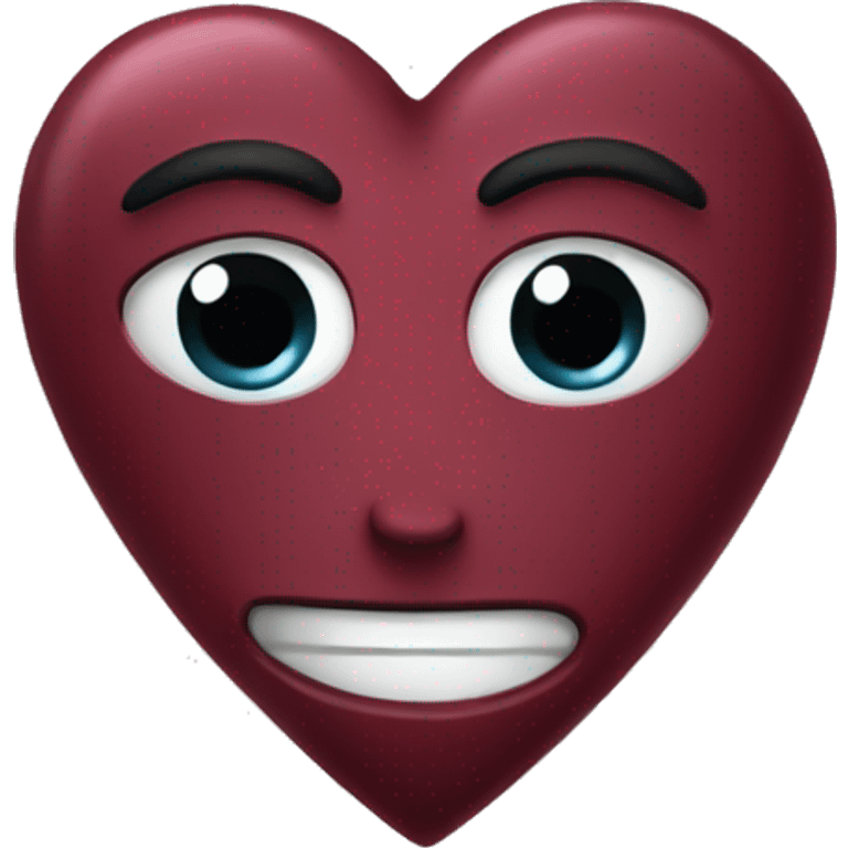 Bordo heart emoji