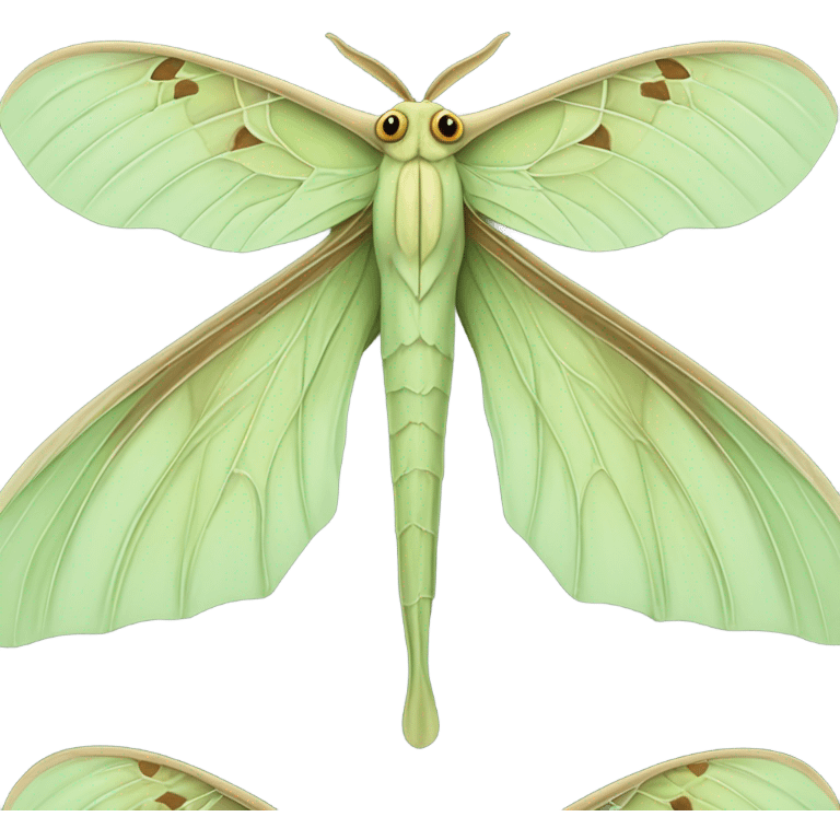 Luna moth emoji