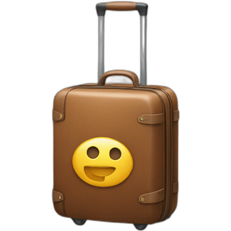 travel luggage with shield with a tick mark emoji