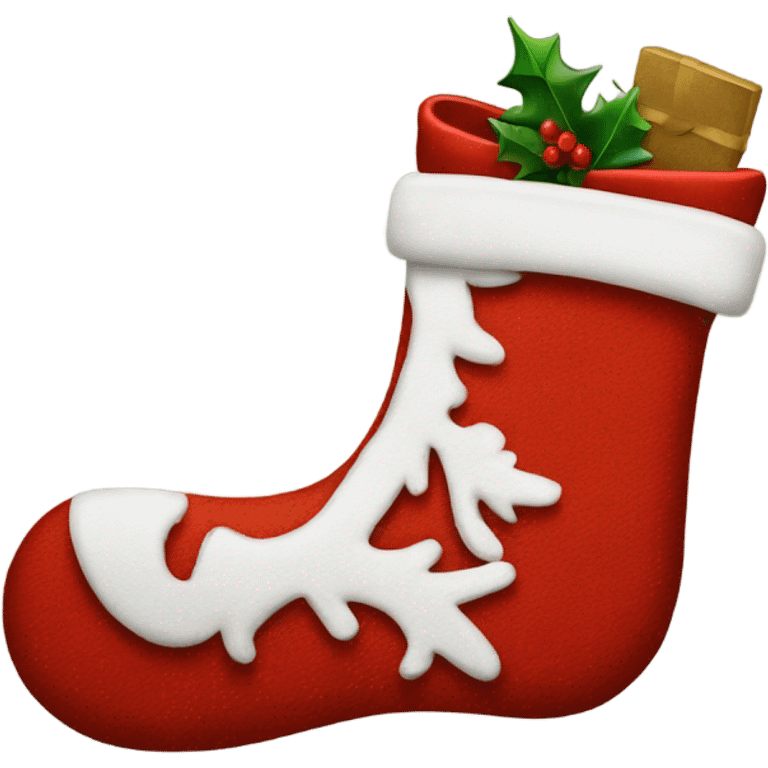 Christmas stocking emoji