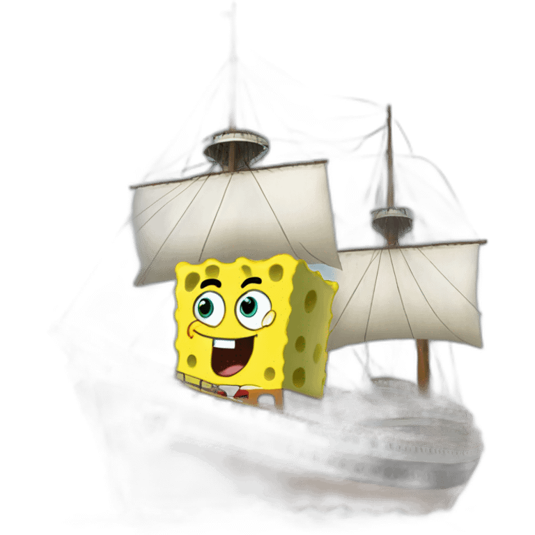 Titanic Ship SpongeBob  emoji