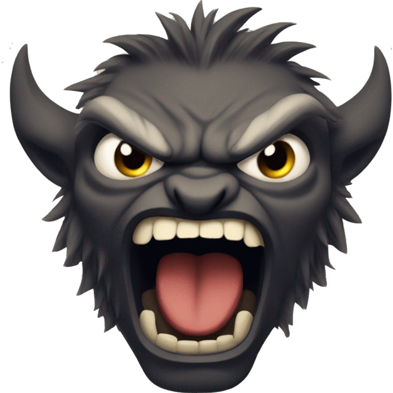 angry beast emoji