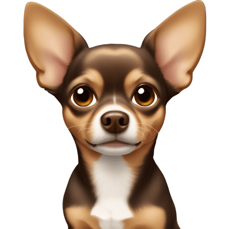 brown chihuahua floppy ears emoji