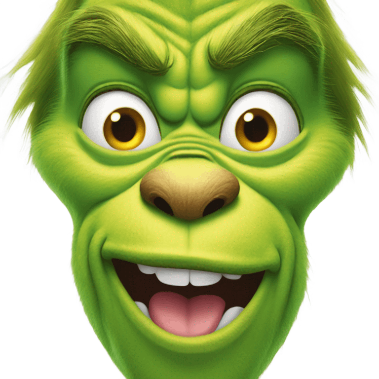 The grinch emoji