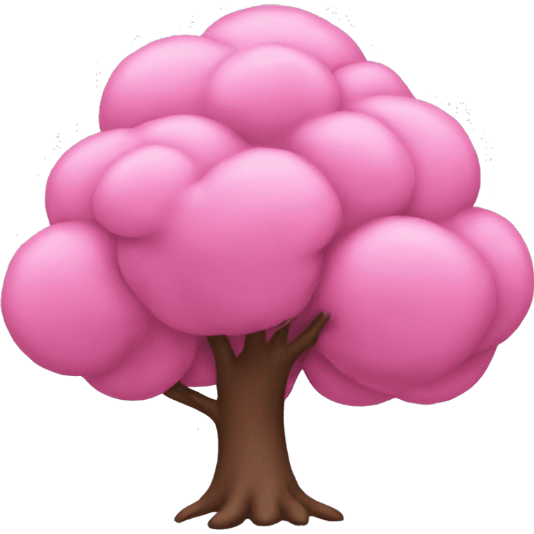 Pink tree  emoji