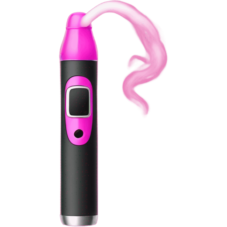 hot pink vape emoji