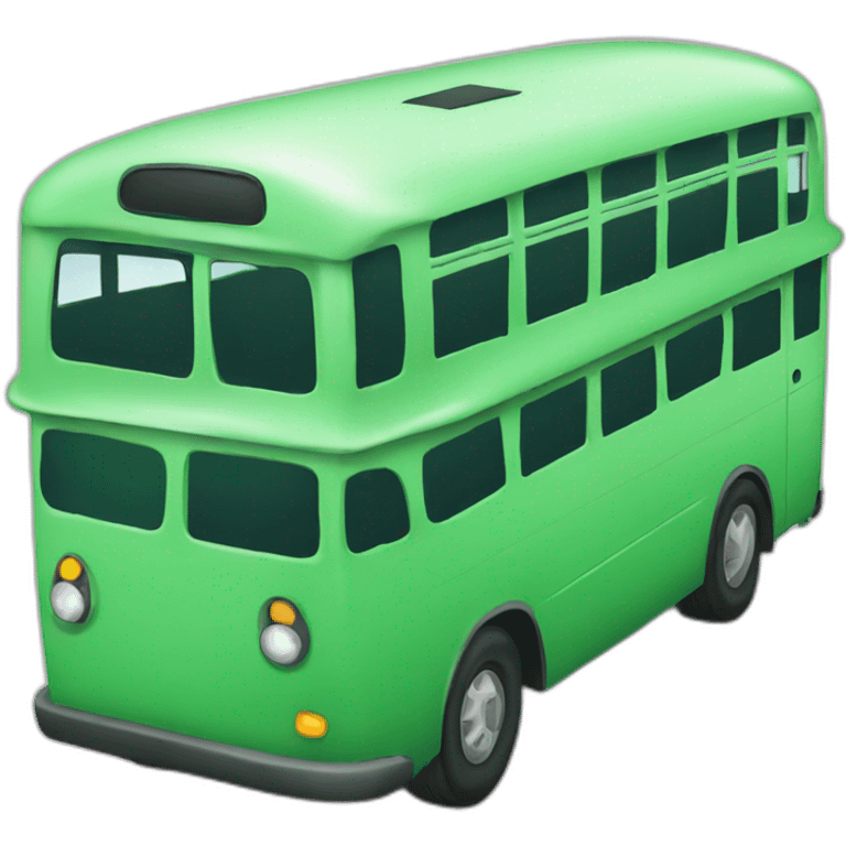 green bus emoji