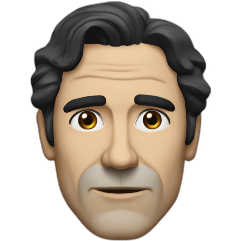 Ben Chaplin sci-fi outfit stern frown emoji