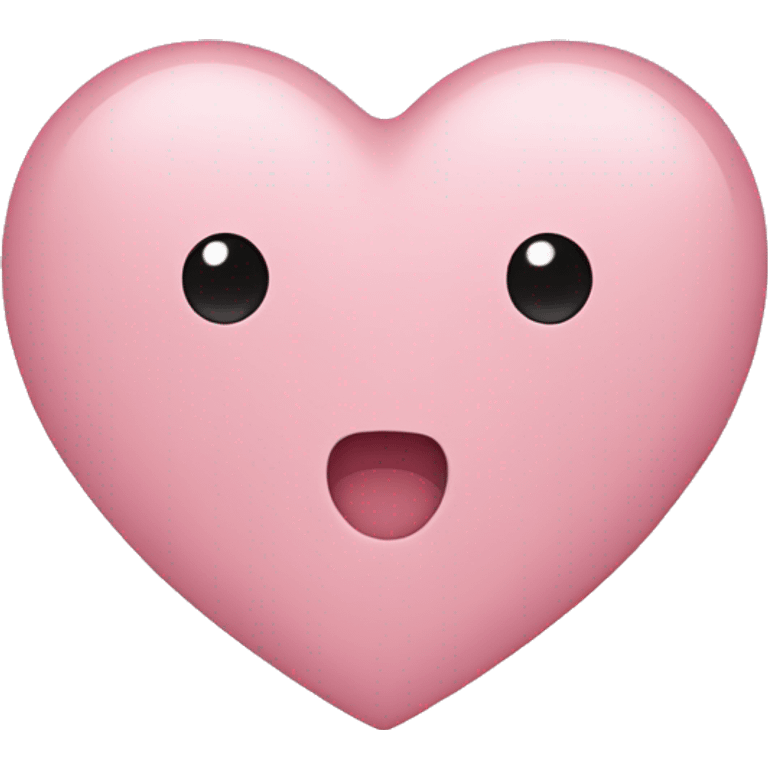 light pink heart  emoji