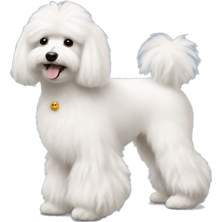 fluffy maltese poodle emoji