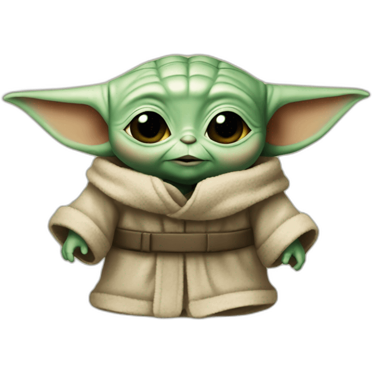 baby yoda intelectual emoji