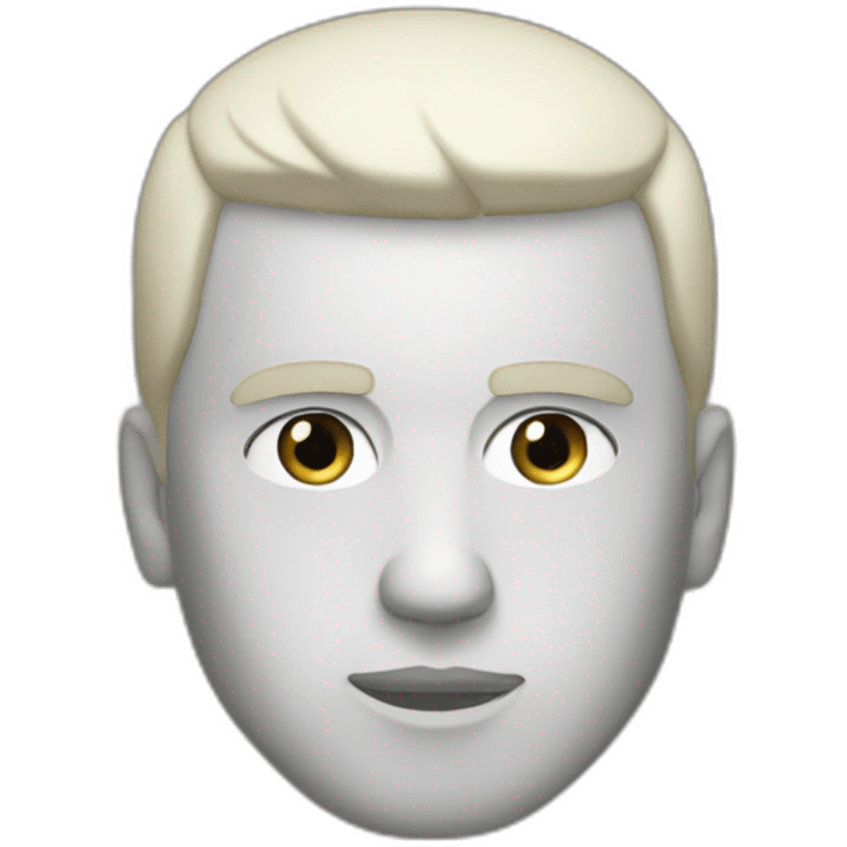 white kanye west emoji