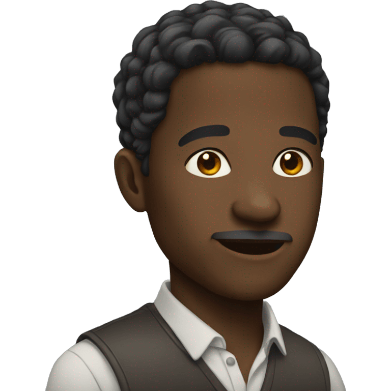 Black person emoji