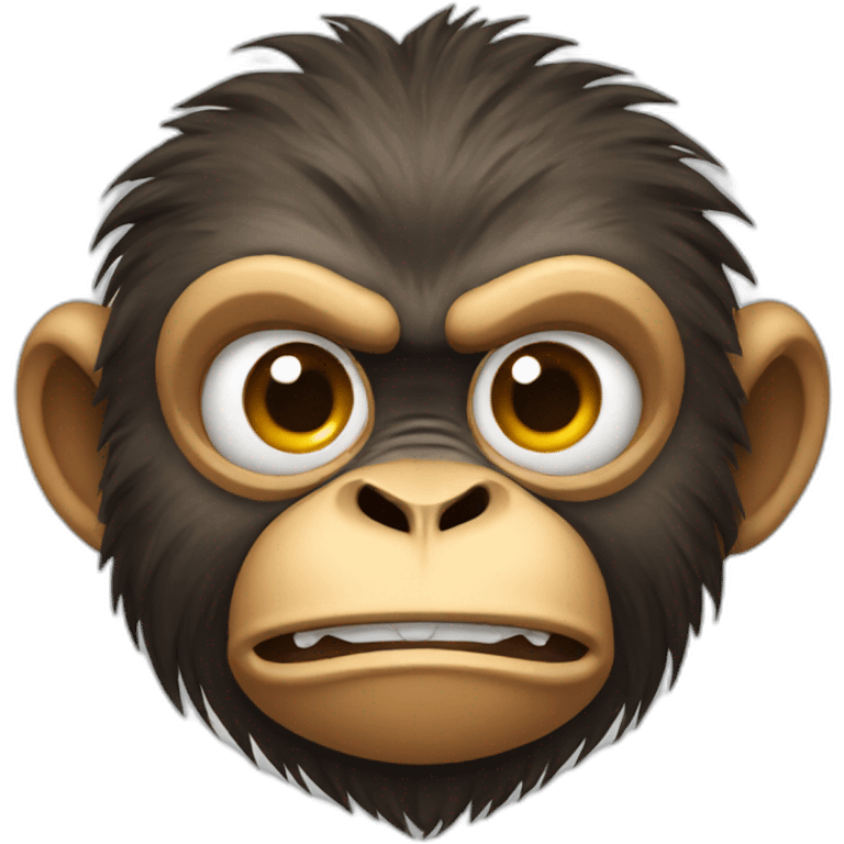 angry monkey emoji