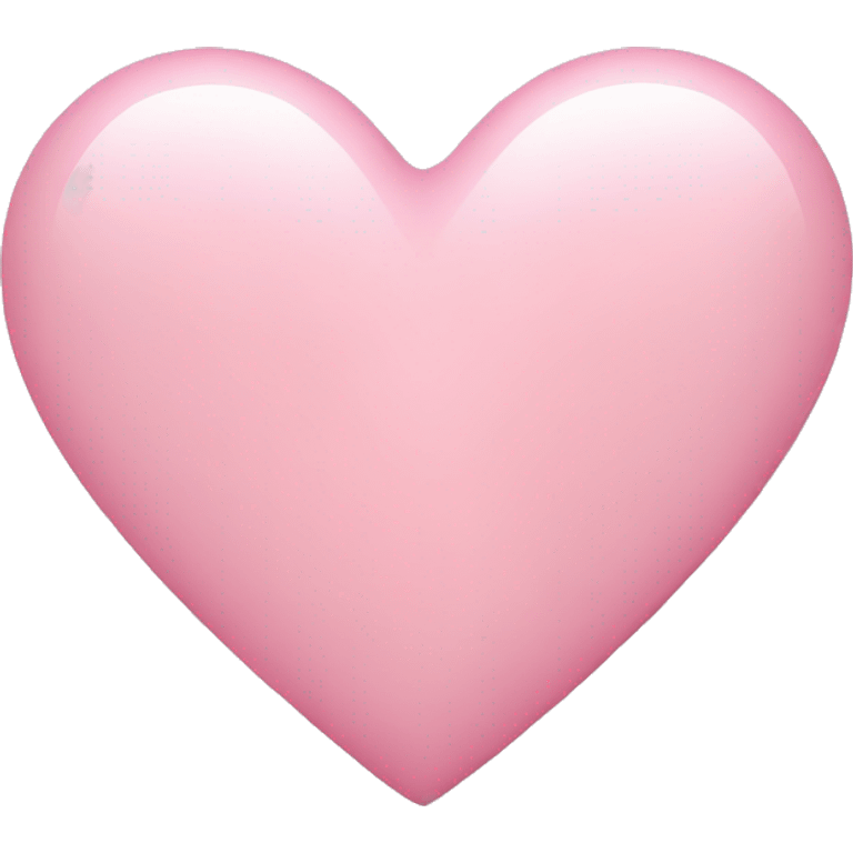 Light pink heart emoji